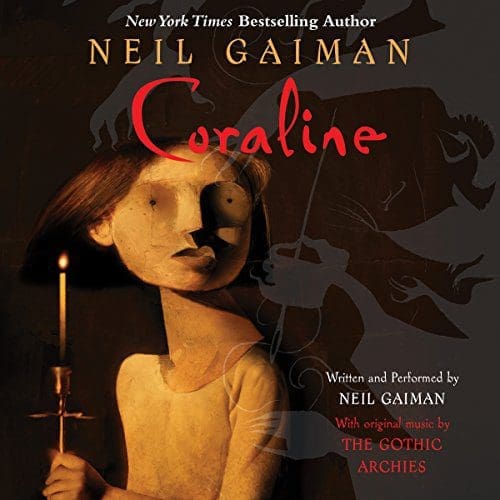 Coraline audiobook cover art