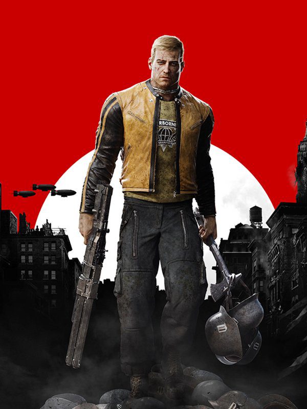 Wolfenstein 2 The New Colossus B.J. Blazkowicz Leather Jacket