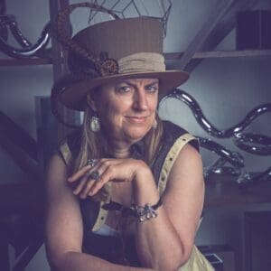 With a hat like this, you couldn't be anything other than a champion indie fantasy author.